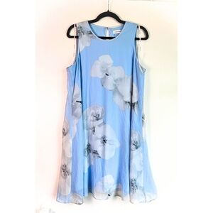 Calvin Klein Blue Floral Women's Dress
